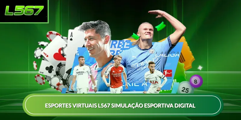 Esportes virtuais L567 simulação esportiva digital
