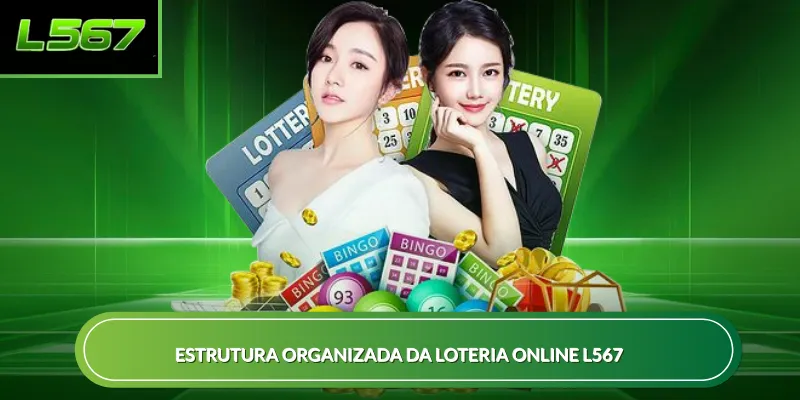 Estrutura organizada da Loteria online L567