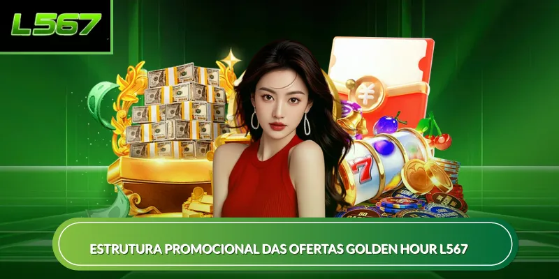 Estrutura promocional das Ofertas Golden Hour L567