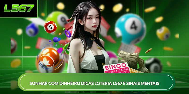 Sonhar com dinheiro dicas loteria L567 e sinais mentais